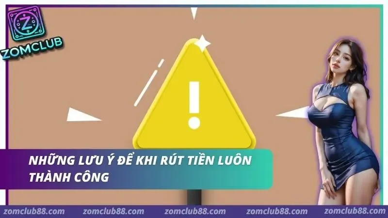 Lưu ý kiểm tra thông tin và bảo mật tài khoản để hạn chế lỗi rút tiền Zomclub