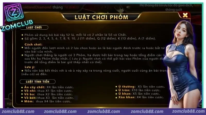Hình ảnh Phom Ta La Zomclub 1 1 trong bài viết Phỏm (Tá Lả) ZomClub: Tuyệt Kỹ Ăn Phỏm Và Mẹo Bốc Bài 2026. Nghiên cứu hướng dẫn luật chơi Tá Lả cho người mới