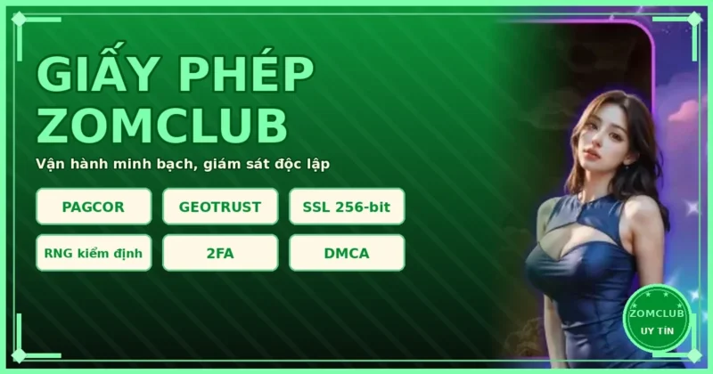 Hình minh họa thông tin vận hành và bảo mật ZomClub